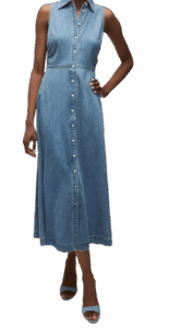 Veronica Beard Fuller Denim Midi Dress