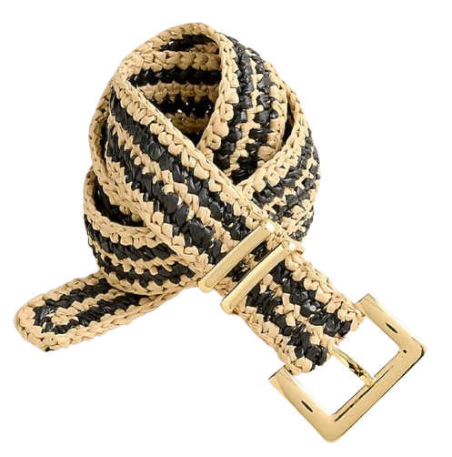 J.Crew Woven Belt in Stripe