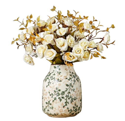 Vintage-Style Ceramic Vase