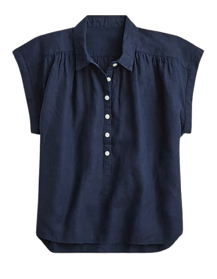 J.Crew New Capitaine Linen Shirt