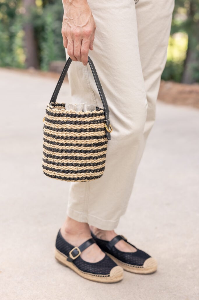 Woven Accessories, basket bag, espadrilles