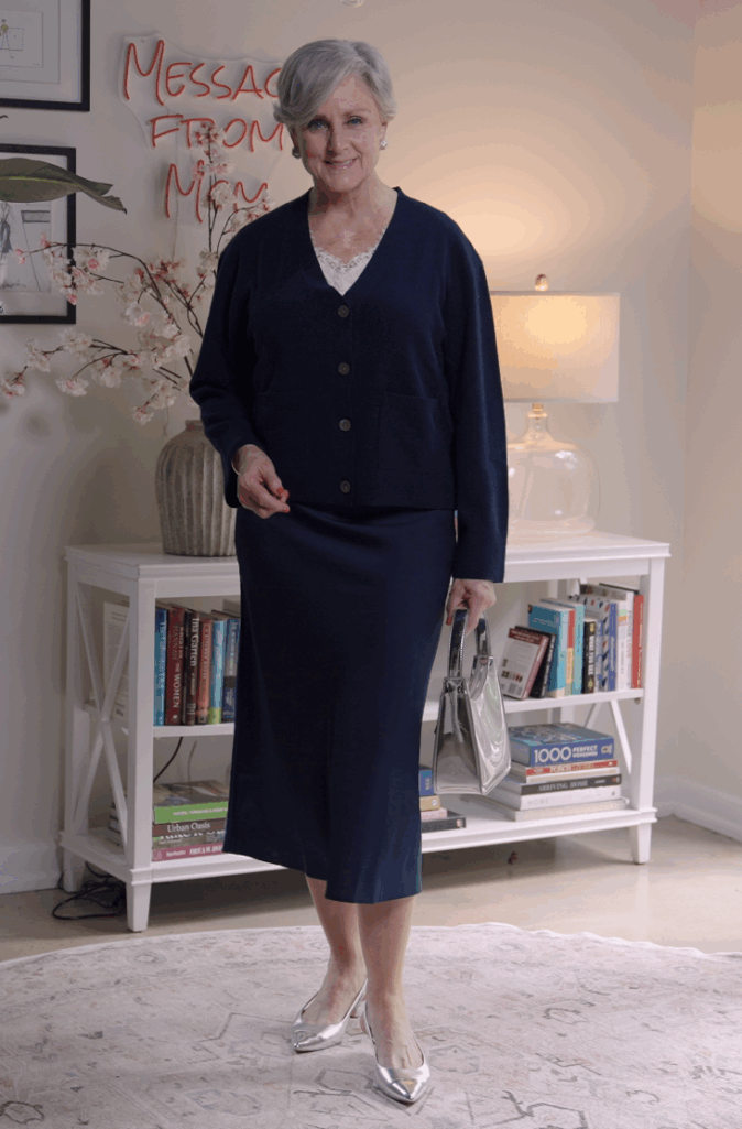 navy-slip-skirt-cardigan-summer-to-fall-look