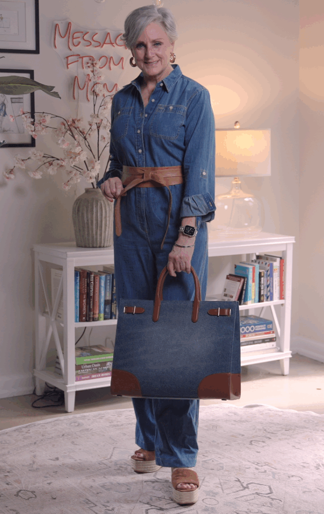 ralph-lauren-denim-jumpsuit-transitional-outfit