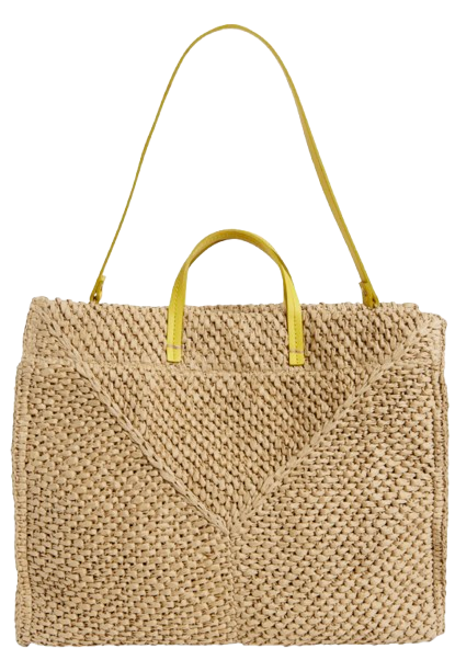 The Classic Raffia Tote
