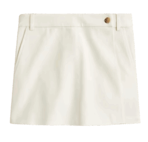 J.Crew Wrap-Front Skort in Bi-Stretch Cotton
