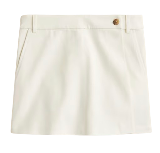 J.Crew Wrap-Front Skort in Bi-Stretch Cotton