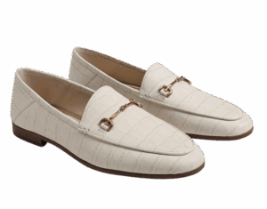 Sam Edelman Loraine Bit Loafer – Ivory Croc