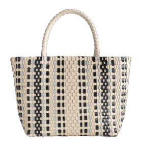 Madewell Handwoven Mini Tote – Striped
