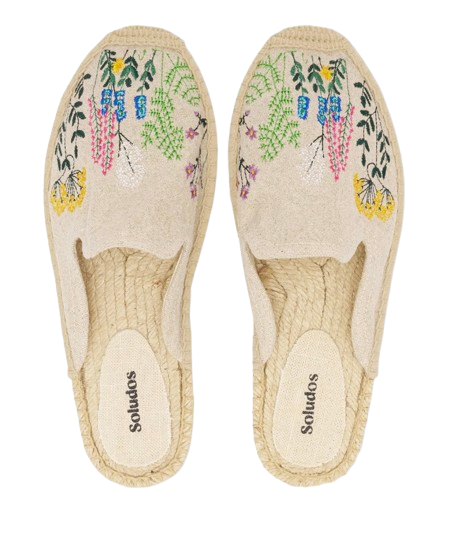 Soludos Embroidered Espadrille Mule