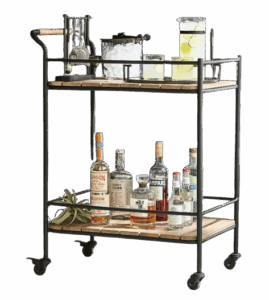 Pottery Barn Tulum Acacia Outdoor Bar Cart