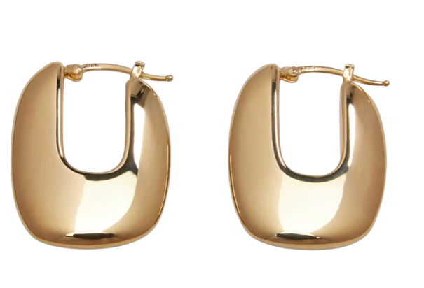 Ravena U-Profile Hoop Earrings