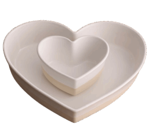 Heart-Shaped Serveware