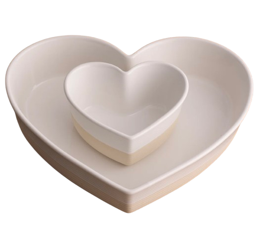 Heart-Shaped Serveware