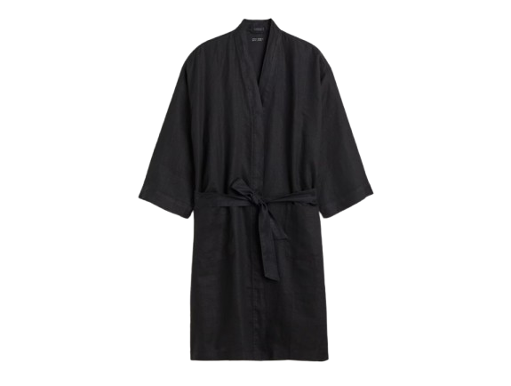 Relaxed Fit Linen Robe