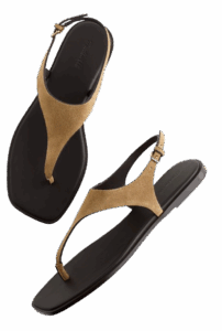 Madewell Kira Covered Thong Sandal – Khaki
