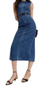 Reformation Denim Midi Dress