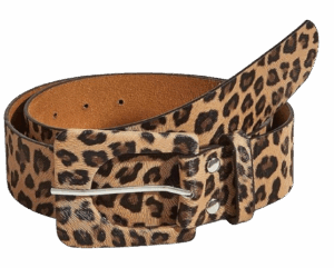 Animal Print Wide Belt