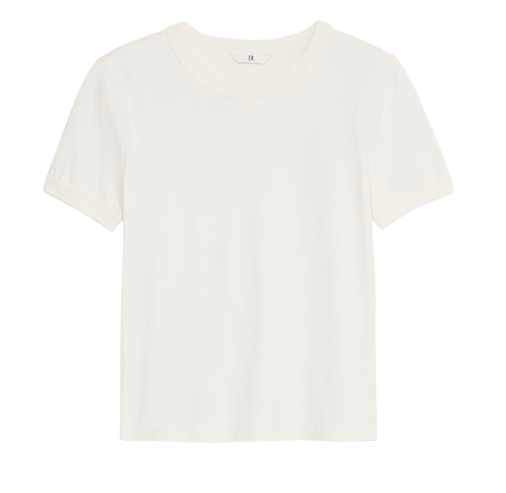 Banana Republic Slim Fit Vintage Crewneck White Tee