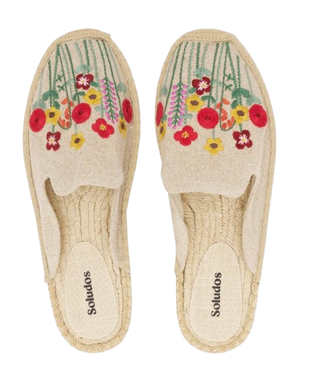 Soludos Embroidered Espadrille Mule