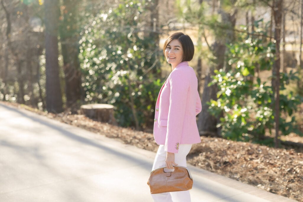 Pink Blazer Outfit
