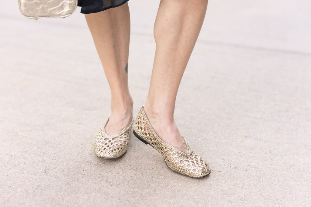 Metallic Ballet Flats