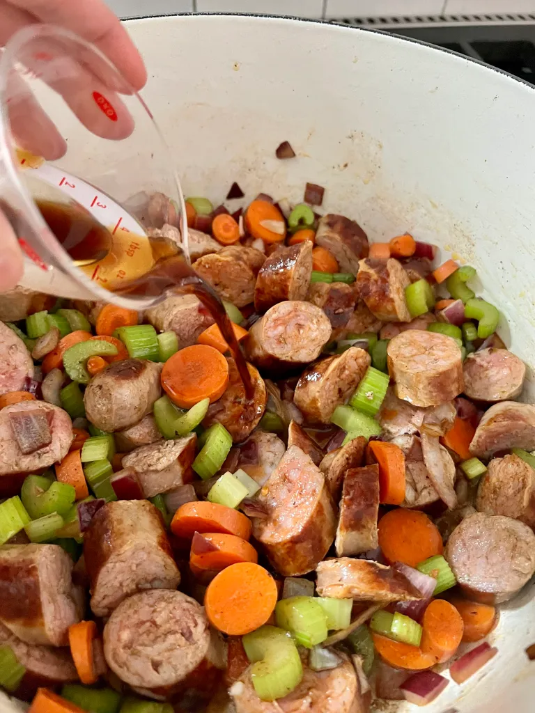 Building the soup flavors