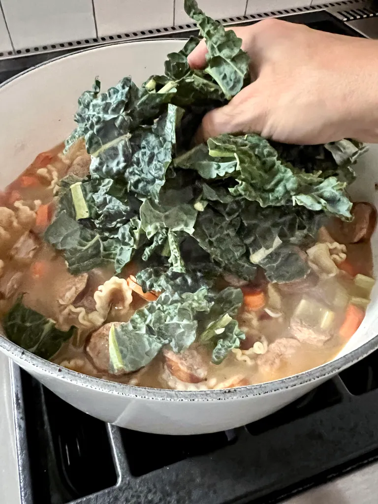 Add the Kale