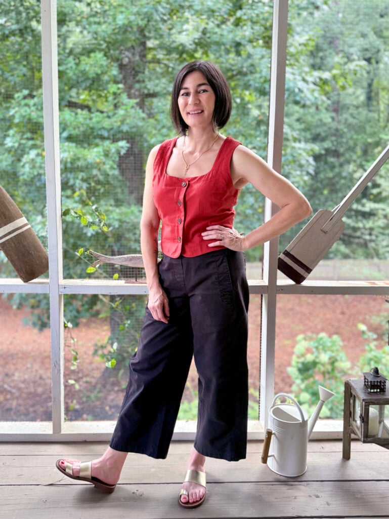 Petite Late Summer Casual Weekend Outfit