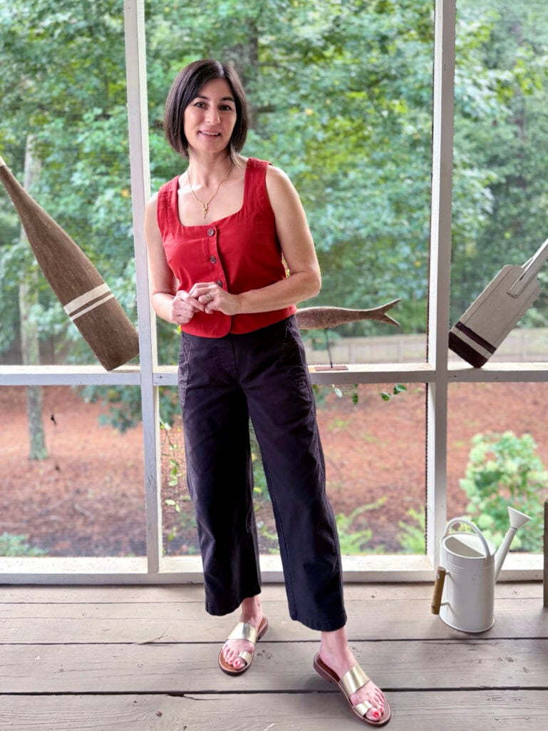 Petite Late Summer Casual Weekend Outfit