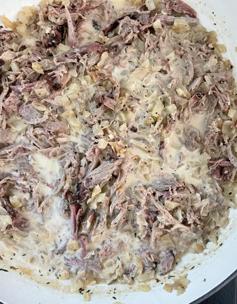 cooking the ragu