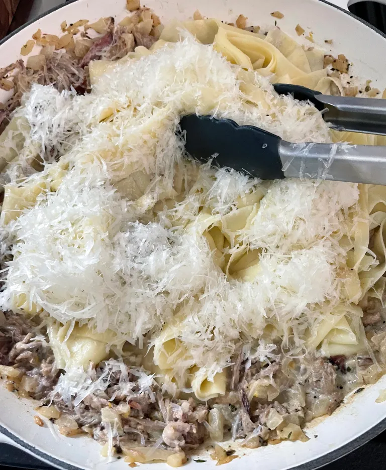 add the pecorino cheese