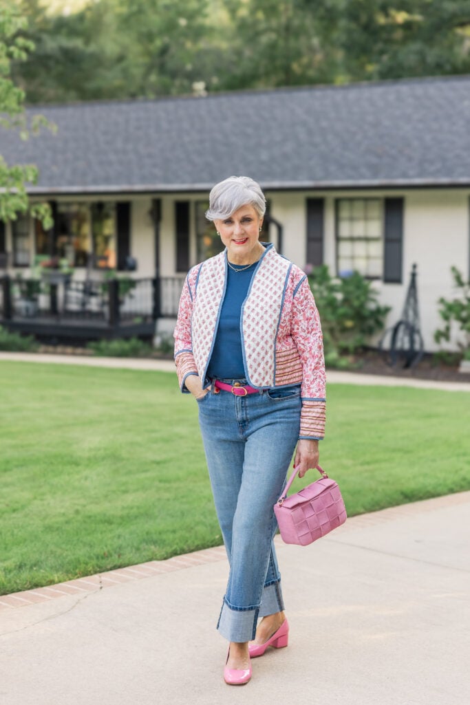 Cuffed denim trend