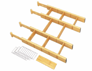 SpaceAid Adjustable Drawer Dividers