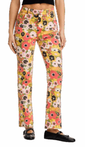 Mother Jeans in Flowers Al Fresco