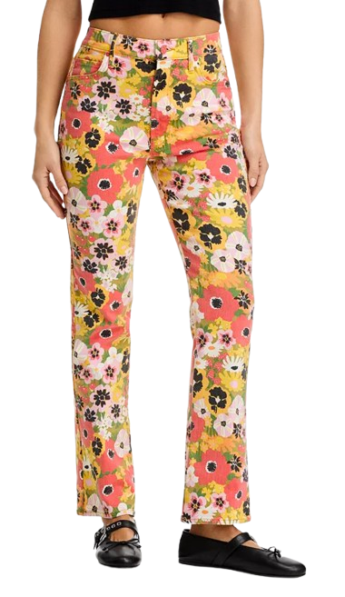 Mother Jeans in Flowers Al Fresco