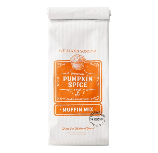 Williams Sonoma Pumpkin Spice Muffin Mix