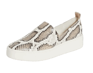 Vince Snake Print Slip-On Sneakers