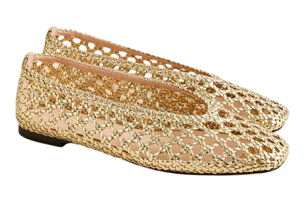 J.Crew Quinn Handwoven Ballet Flats