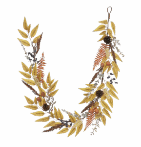 Yellow & Orange Eucalyptus & Fern Garland