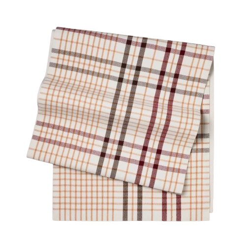 Cozy Plaid Table Runner for Fall
