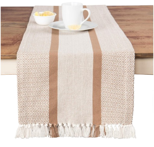 Amazon Cotton Fringe Table Runner