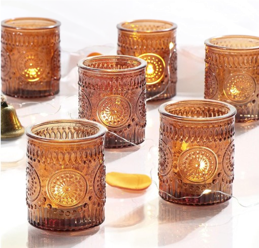 Festive Candle Holder Decorations
