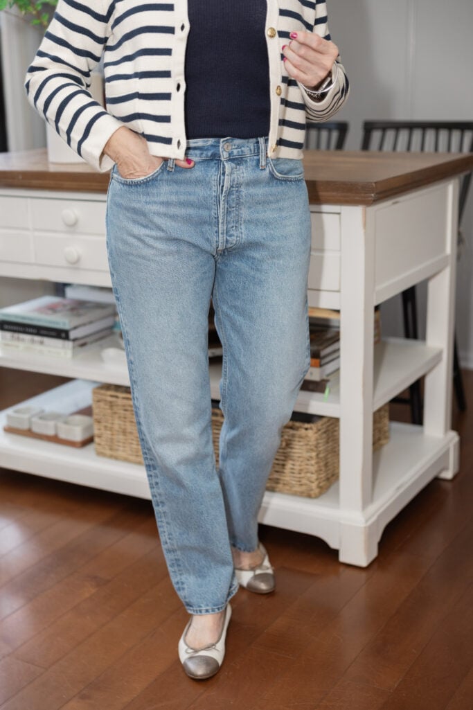 straight leg denim