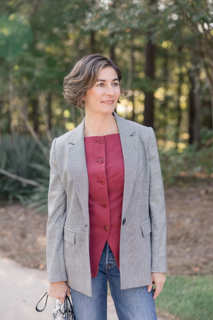 Style Inspiration: Glen Plaid Blazer