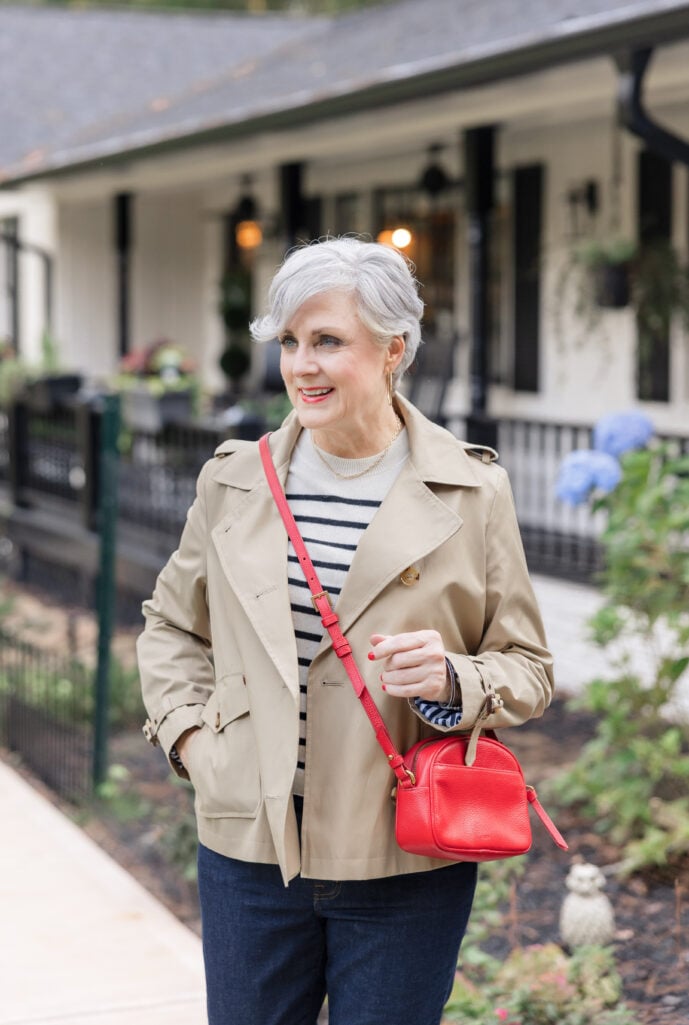 structured outerwear trench coat
