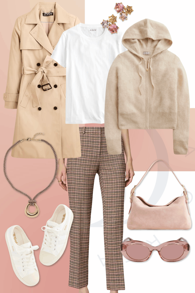Petite Plaid Pants Casual Stying outfit inspiration