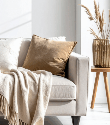 The Throw Pillow Swap That Will Instantly Warm Up Your Fall Living Room 🍂