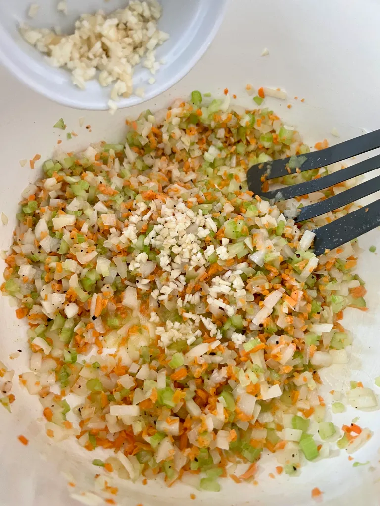 sautéing the soffritto
