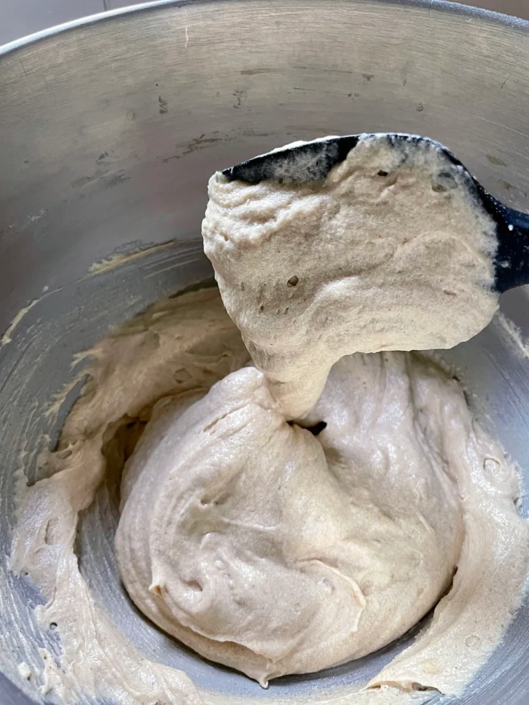 Baked Apple Cider Donut batter