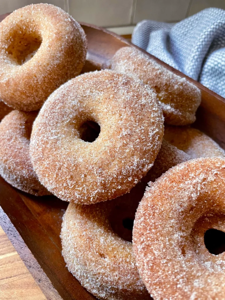 finished Baked Apple Cider Donuts